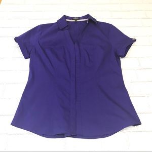 Express | Essential Stretch Shirt Womens Sz SP